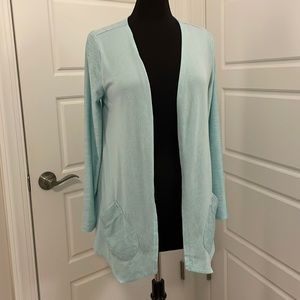 Pretty light aqua cardigan